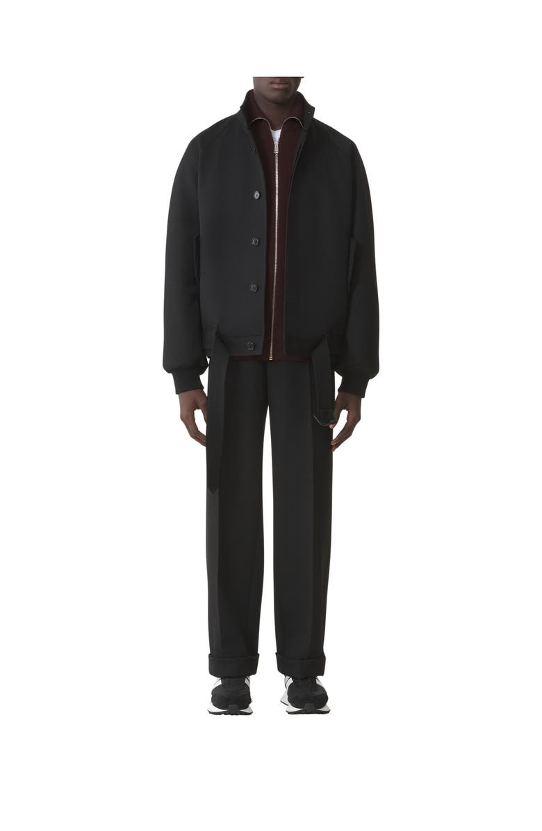 Lanvin Light Wool Jacket, Alternate, color, Black