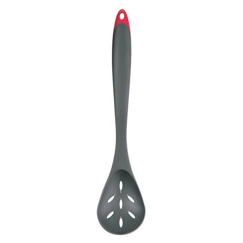 CUISIPRO Fiberglass Slotted Spoon in Black 