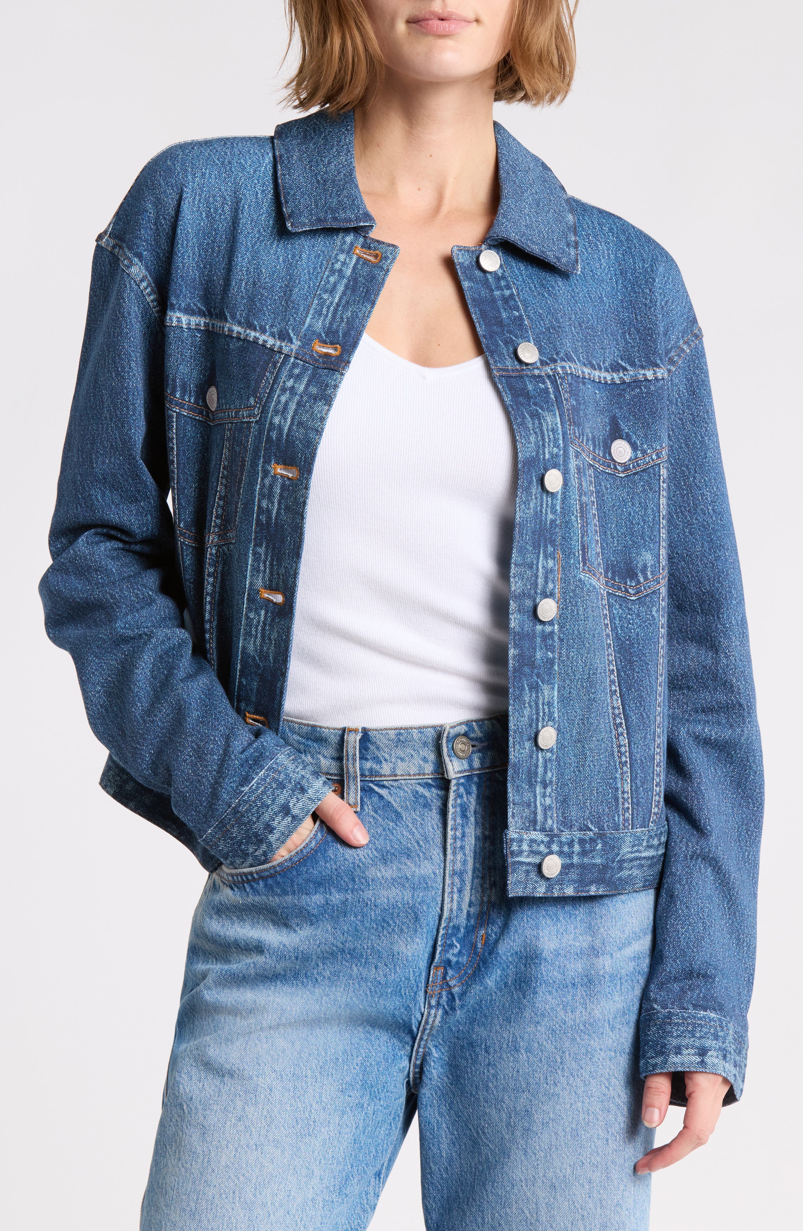 Luxweave Knit Trucker Jacket