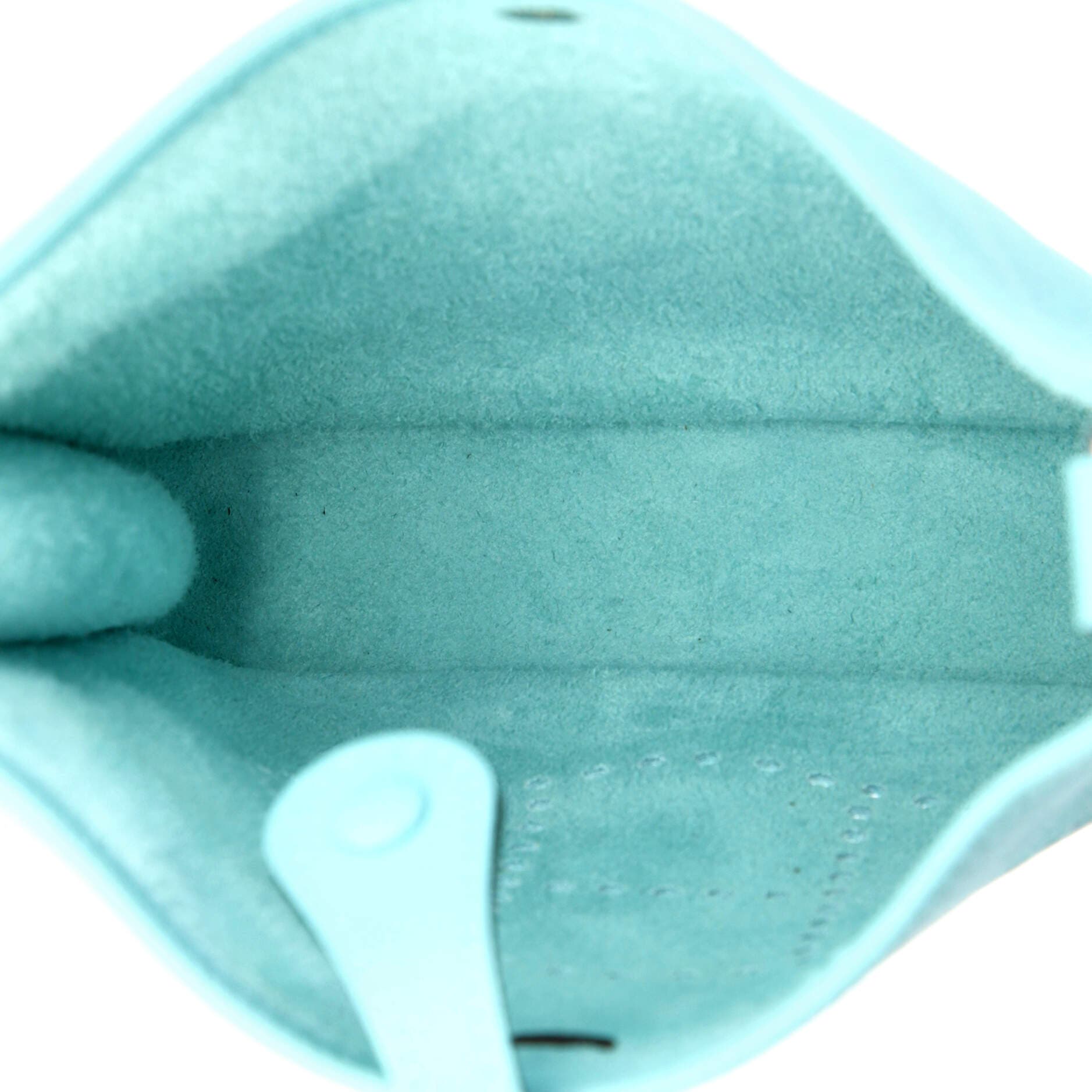 Pre-Owned Hermes Evelyne Bag Gen III Epsom TPM, Alternate, color, Bleu Atoll