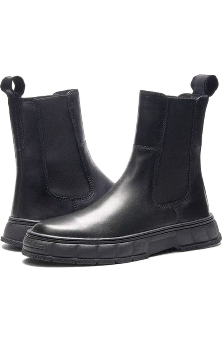 A. Veer Stratus Chelsea Boot, Alternate, color, Black Leather