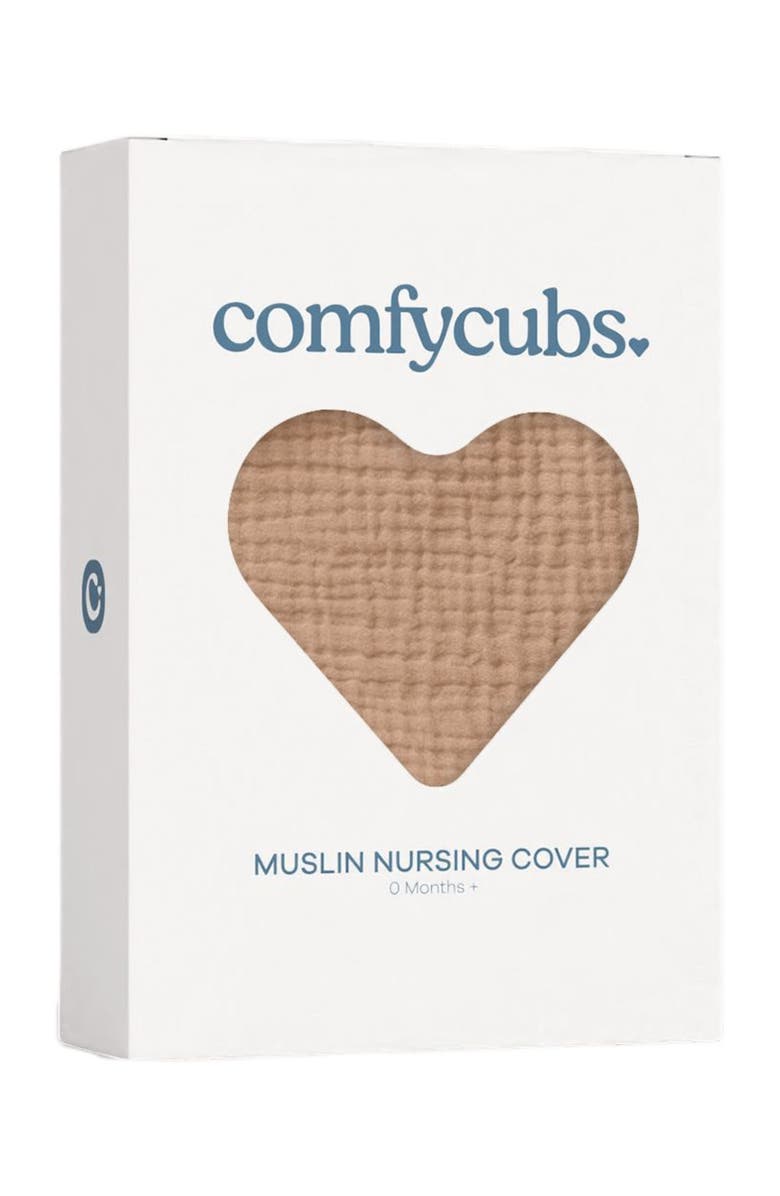 Comfy Cubs Muslin Nursing Cover, 100% Cotton - 1 Pack, Main, color, Cedar