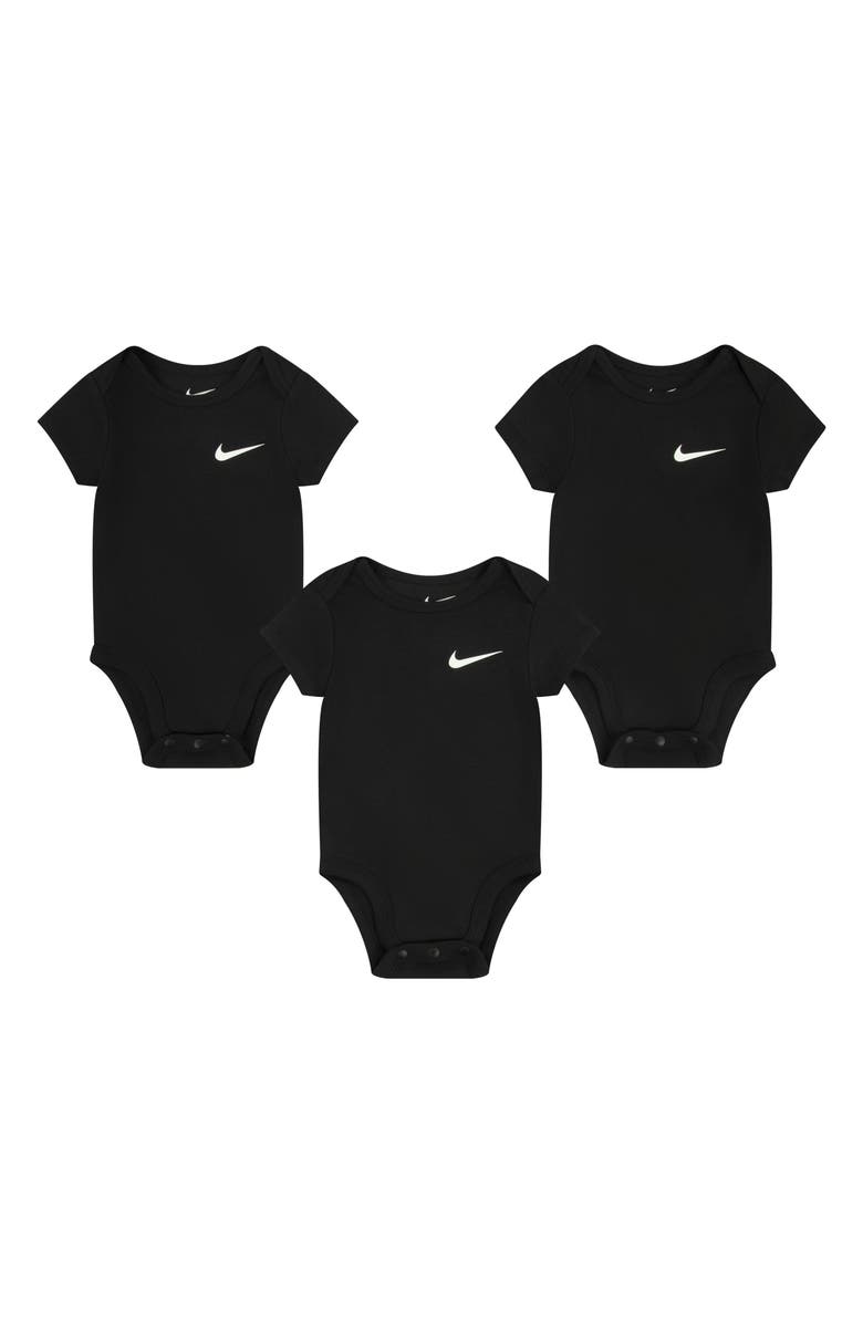 Nike Mini Me 3-Pack Bodysuits, Main, color, 