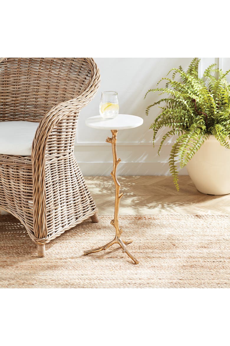 Varina Accent Table, Alternate, color, Gold