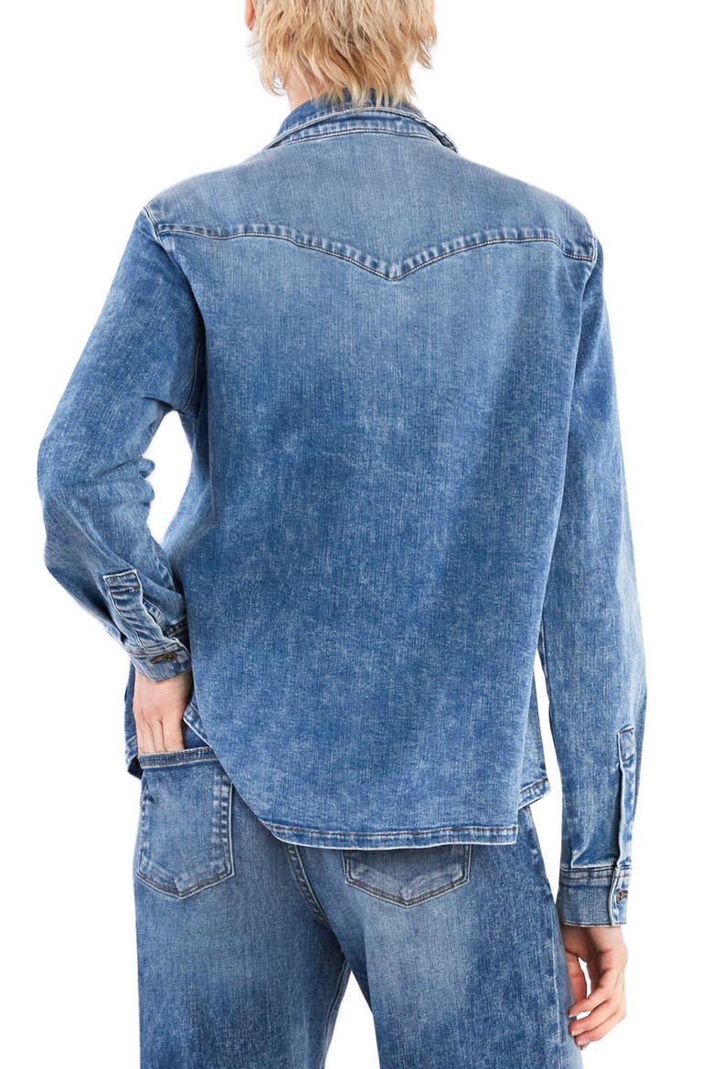 The Latest Scoop Denim Shirt Jacket, Alternate, color, RELAXED DENIM