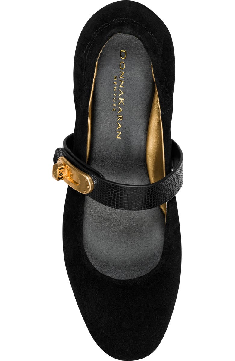 Donna Karan New York Anselm Mary Jane Flat, Alternate, color, Black