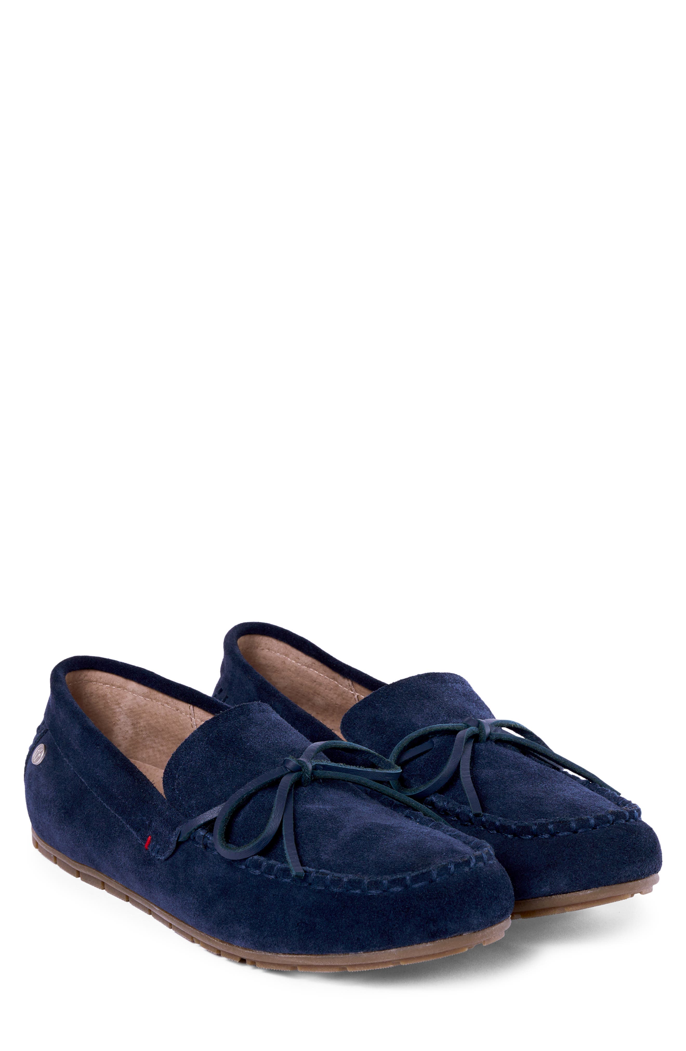Water Resistant Driving Loafer, Alternate, color, NAVY