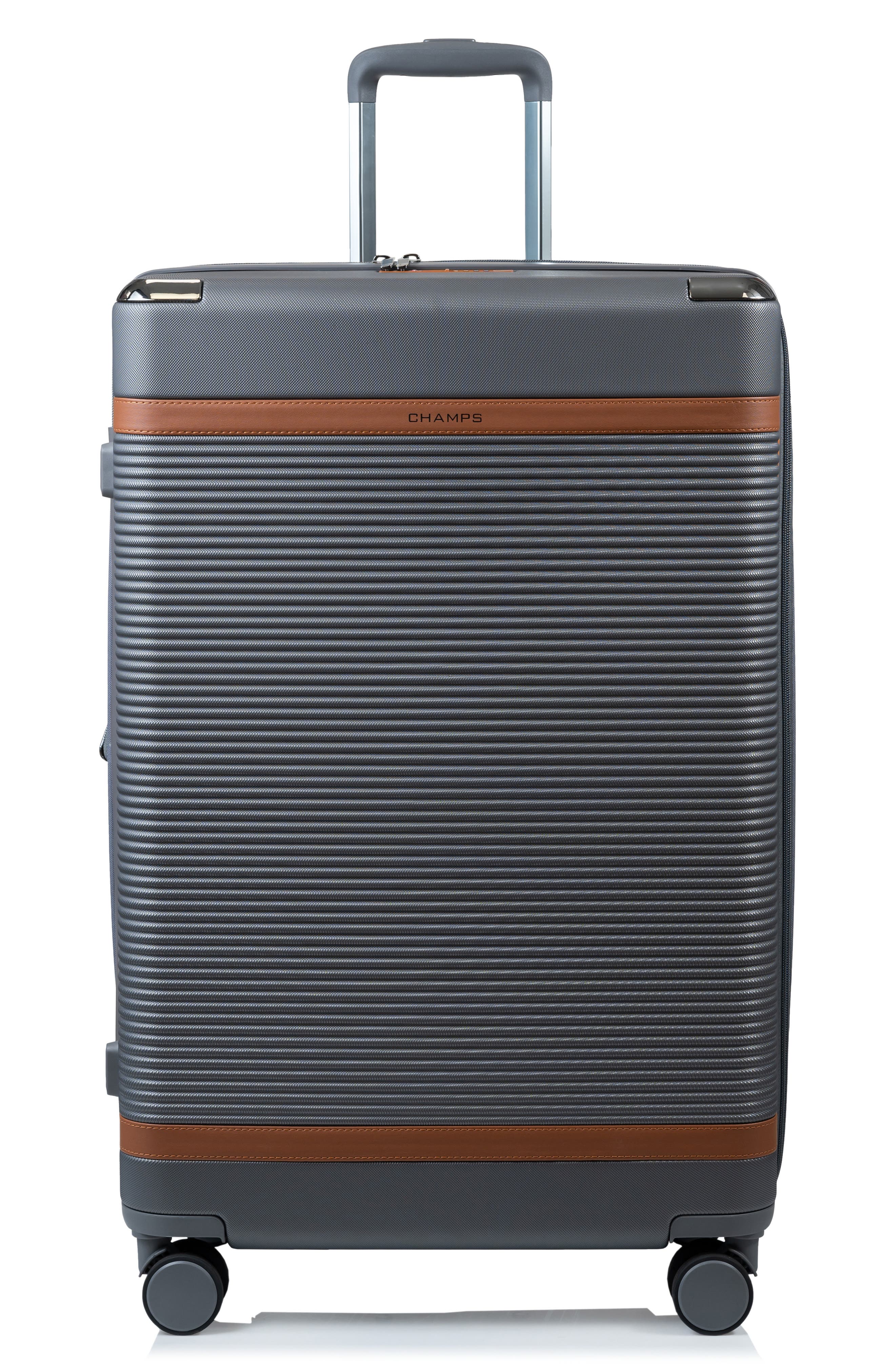 CHAMPS Vintage III Hardside 3-Piece Luggage Set, Alternate, color, Grey