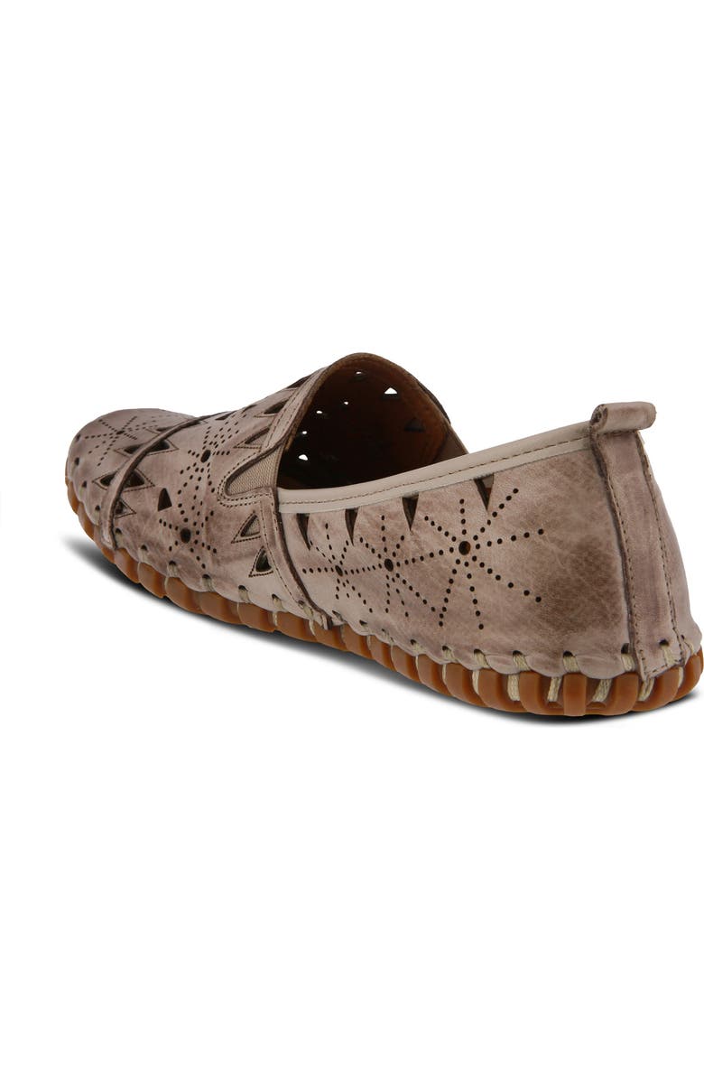 Spring Step Fusaro Flat, Alternate, color, Grey Leather