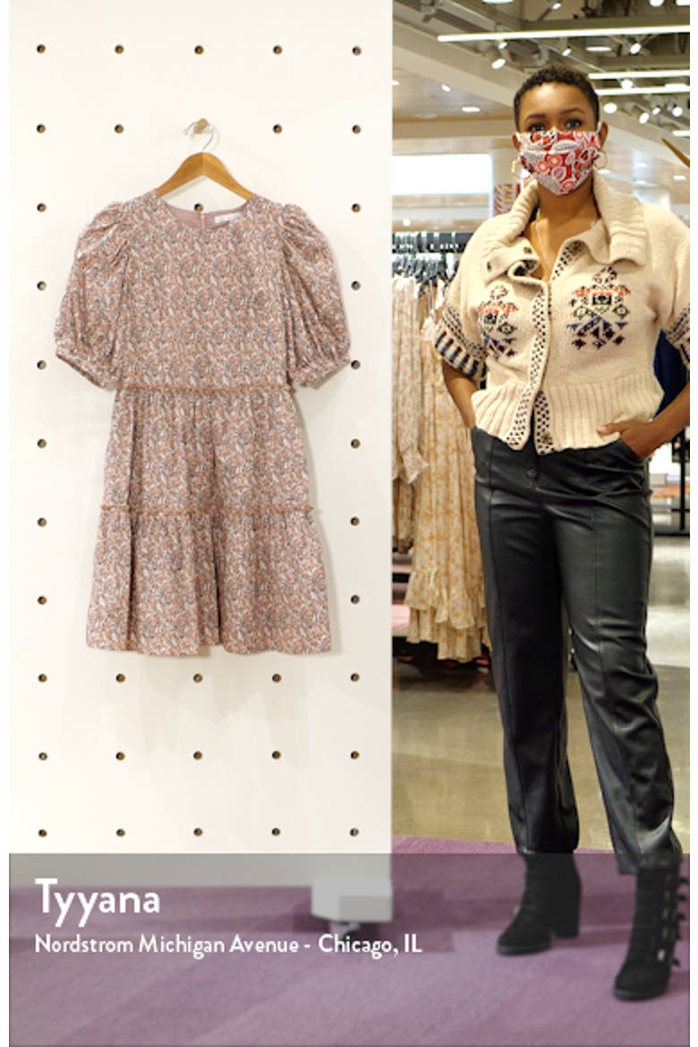 Floral Puff Sleeve Dress video