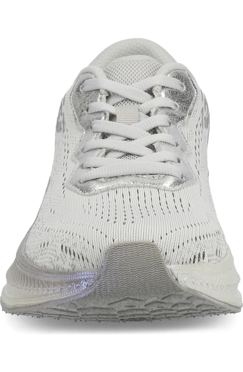 Journee Collection Blume Sneaker, Alternate, color, Silver
