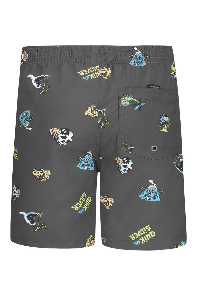 Kids' Everyday Mix Volley Swim Trunks, Alternate, color, IRON GATE