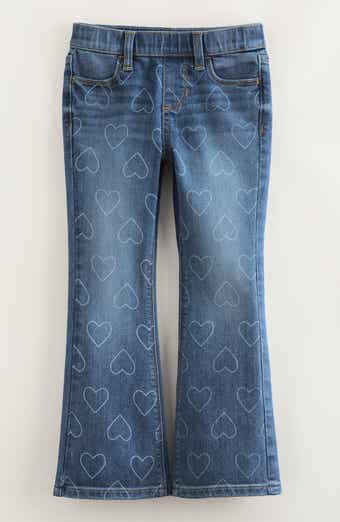 Tucker + Tate Kids' Distressed Pull On Stretch Flare Leg Jeans