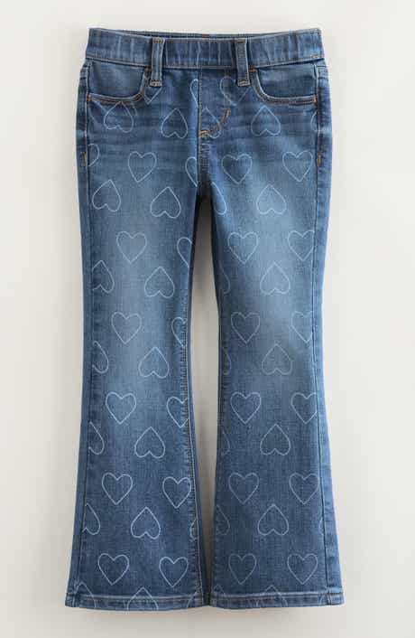 Tucker + Tate Kids' Distressed Pull On Stretch Flare Leg Jeans