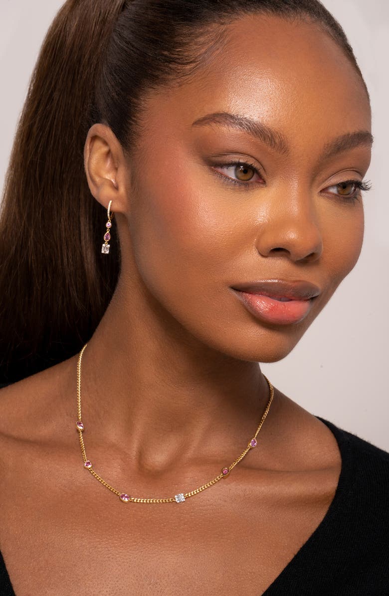 Bony Levy El Mar Mixed Cut Drop Earrings, Alternate, color, 18K Yellow Gold