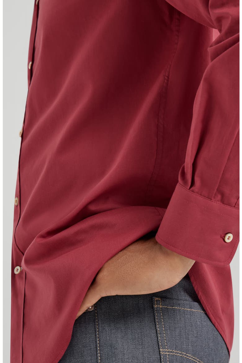 Muslin shirt, Alternate, color, Cherry