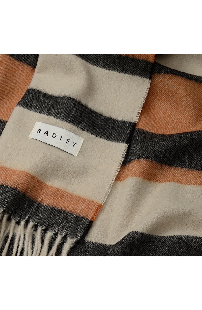 Radley Stripe Scarf, Alternate, color,