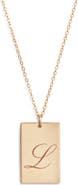 Set & Stones Stella Initial Pendant Necklace