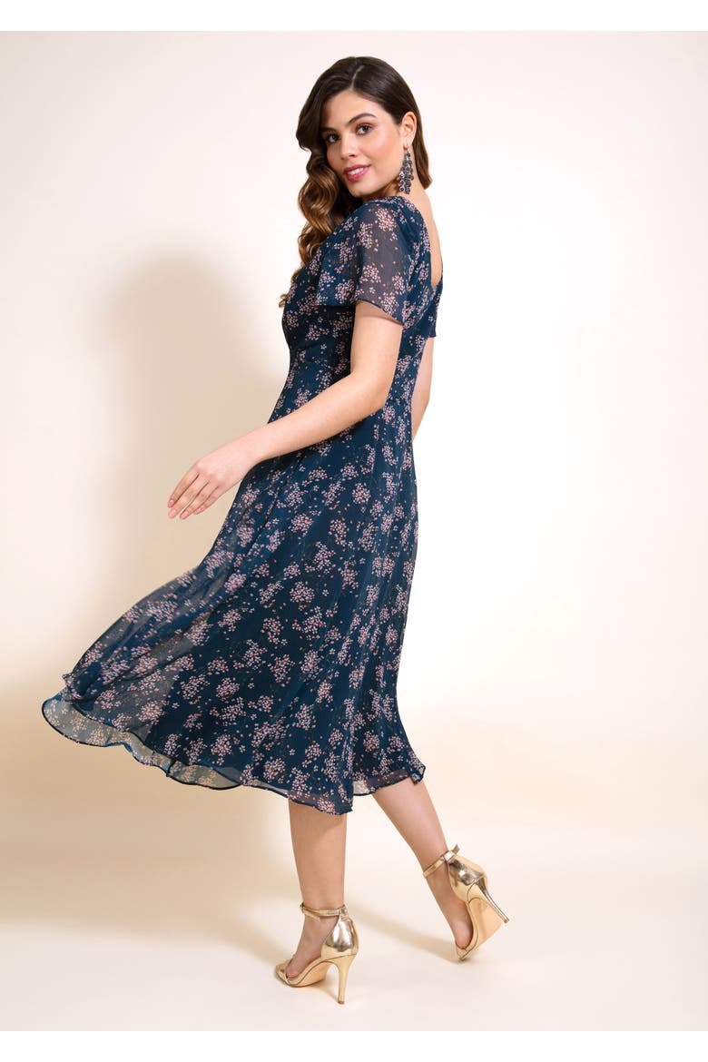 Miranda Dress, Alternate, color, Ditsy Navy Floral