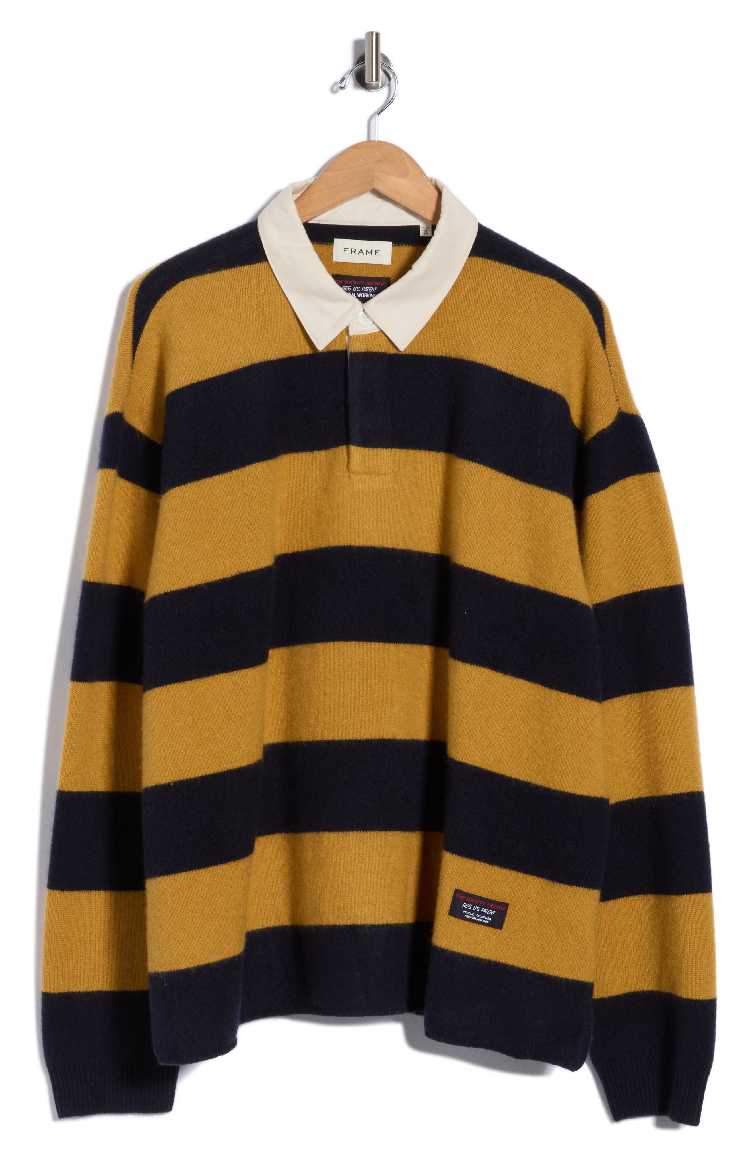 selected NAVY/ DARK YELLOW STRIPE