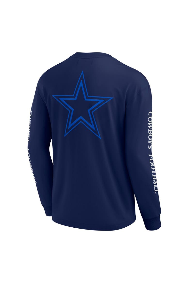 Unisex Fanatics  Navy Dallas Cowboys Elements Strive Long Sleeve T-Shirt, Alternate, color, Navy