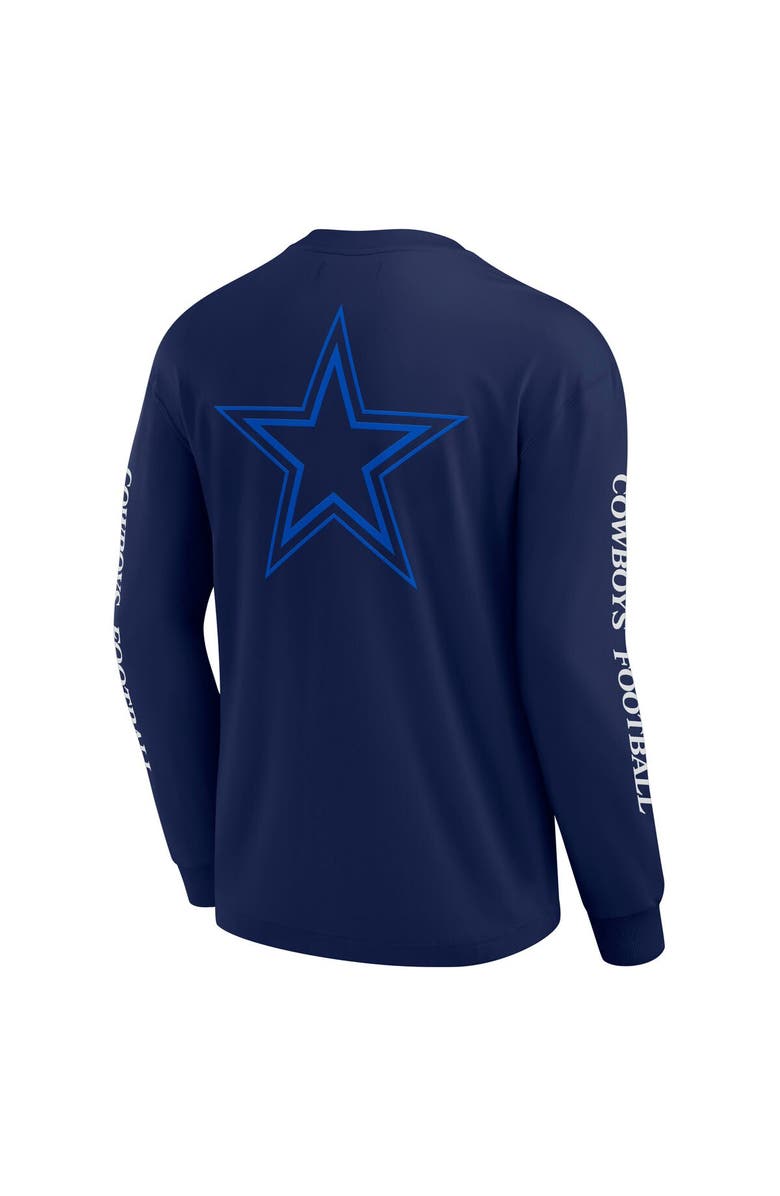 FANATICS Unisex Fanatics  Navy Dallas Cowboys Elements Strive Long Sleeve T-Shirt, Alternate, color, Navy