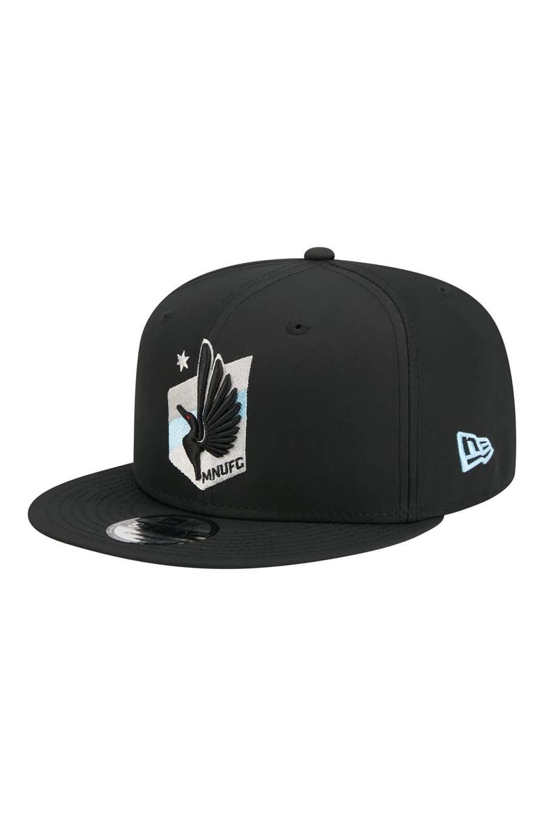 Men's New Era Black Minnesota United FC 2026 Jersey Hook 9FIFTY Snapback Hat, Alternate, color, Black