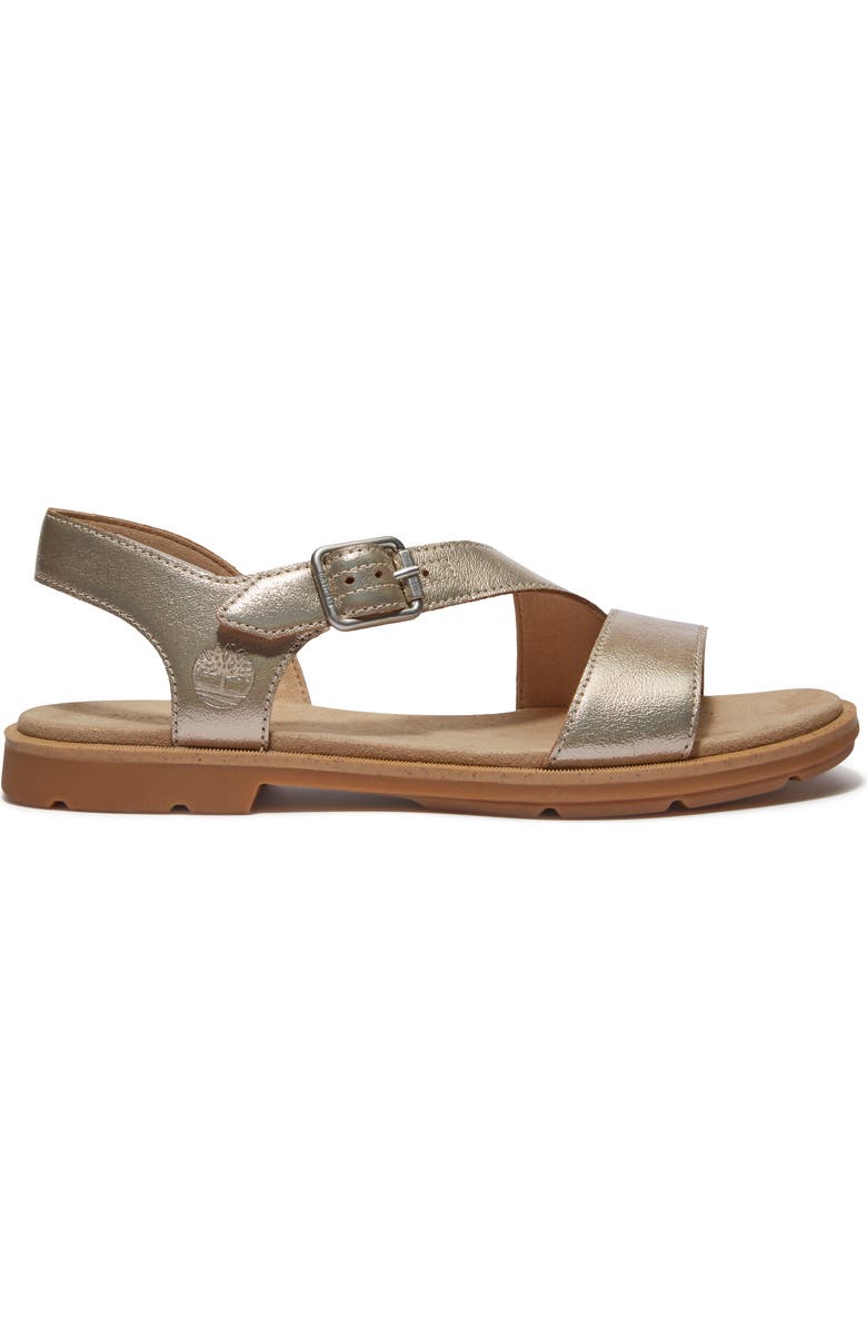 Timberland Calista Bay Sandal, Alternate, color, Gold Metallic
