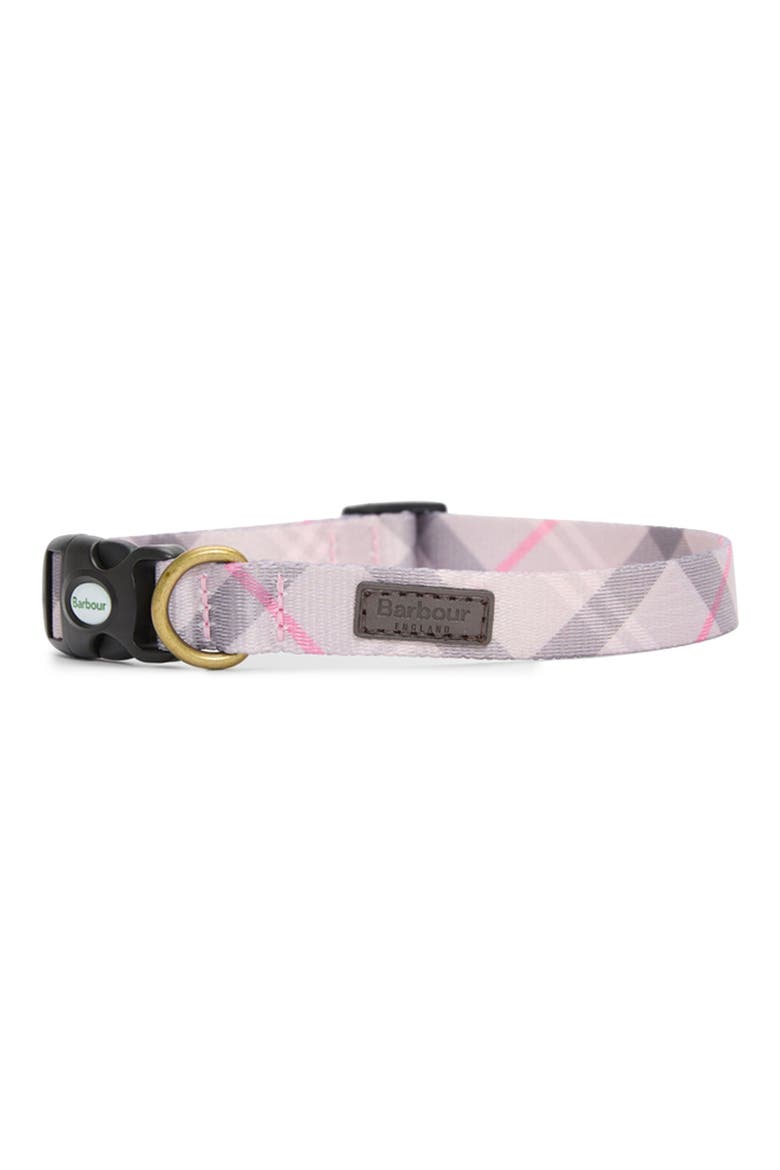 Tartan Dog Collar, Main, color, PINK TARTAN