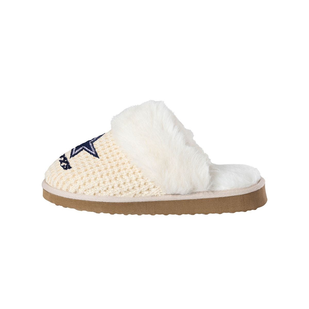 FOCO Women's FOCO Dallas Cowboys Open Back Slippers, Alternate, color, 