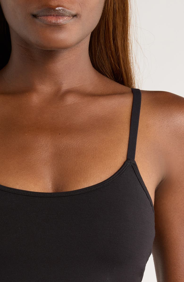 TomboyX Longline Bra Top, Alternate, color, Modal Black