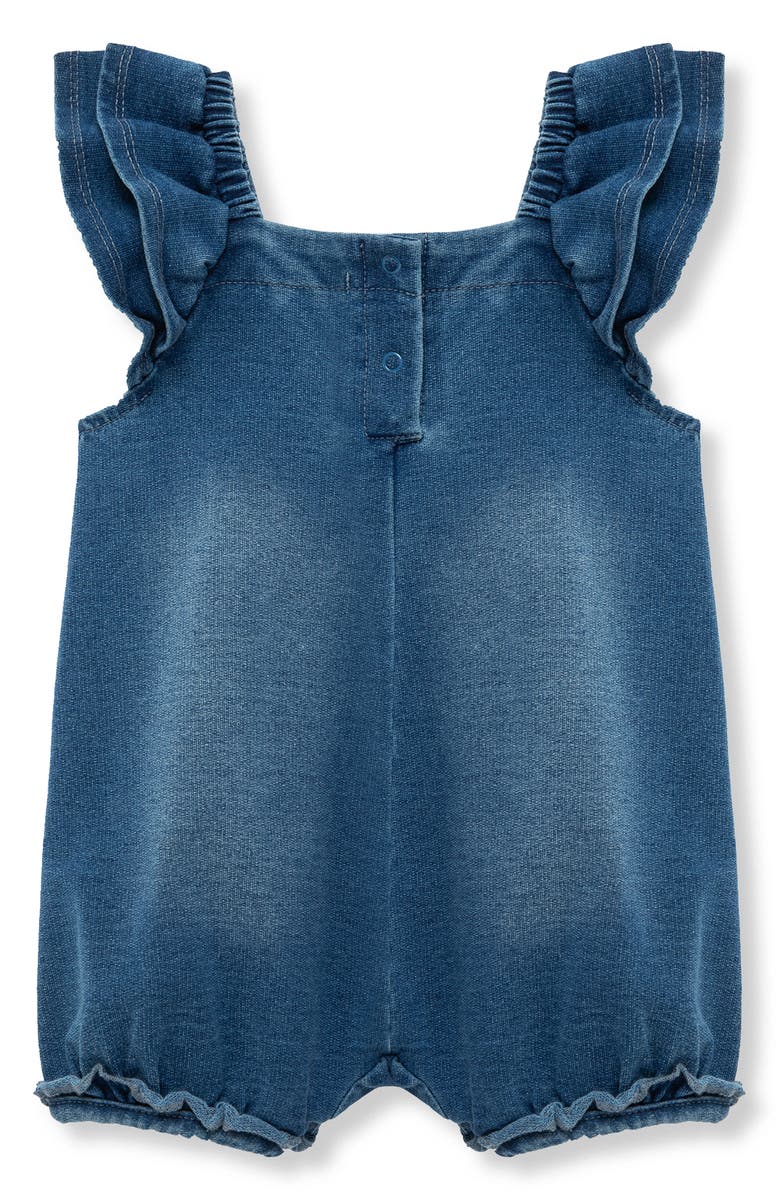 Habitual Kids Ruffle Romper, Alternate, color, Indigo