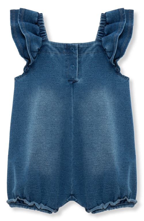 Shop Habitual Kids Ruffle Romper In Indigo