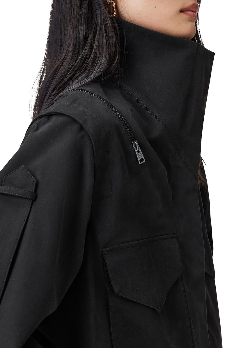 AllSaints Leighton Cotton Blend Utility Jacket, Alternate, color,