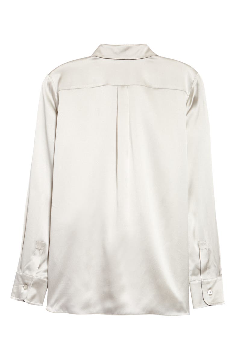 Max Mara Leisure Key Stretch Silk Blouse, Alternate, color,