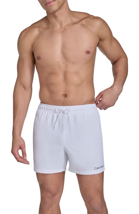 Logo Piping Swim Trunks