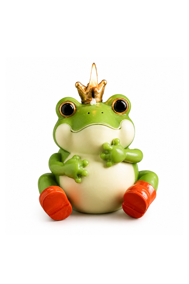 Frog Prince Candle, Main, color, Green