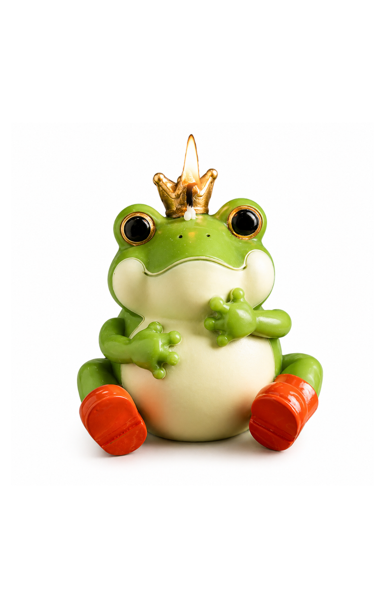 Southlake gifts Frog Prince Candle, Main, color, Green