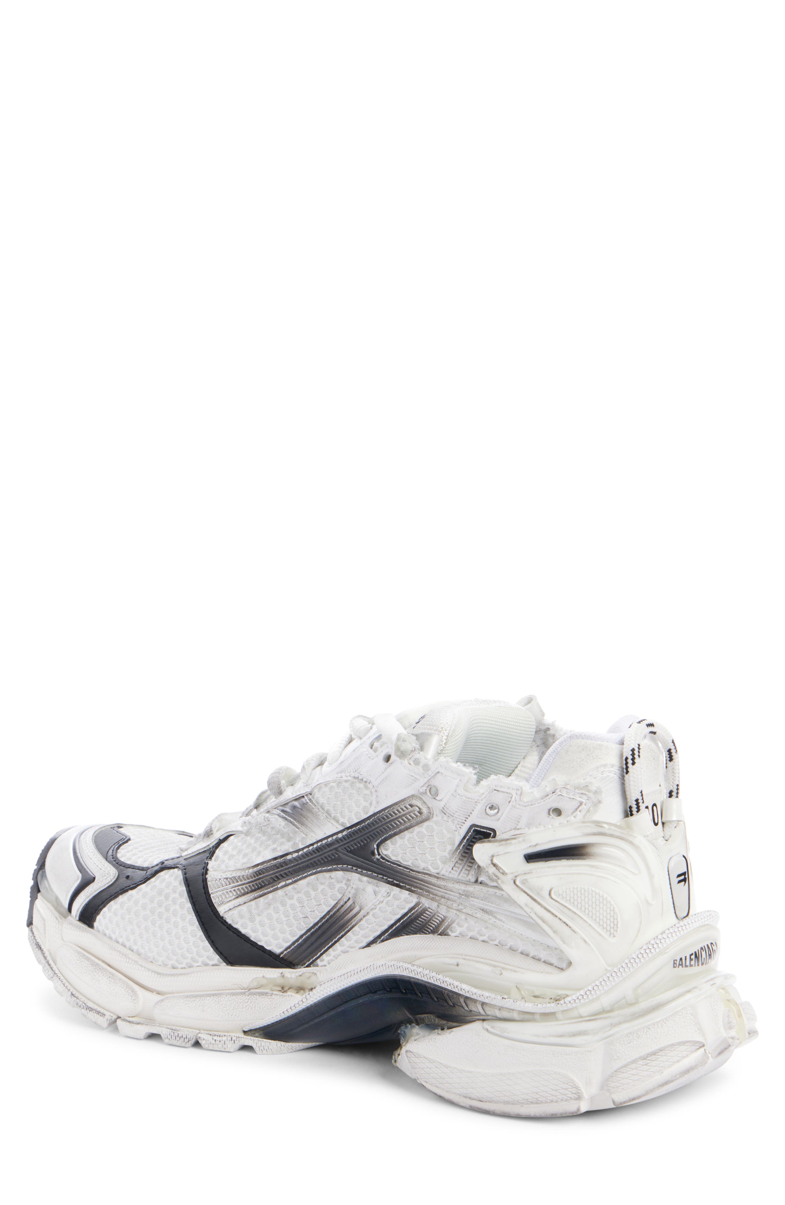 Balenciaga Runner Sneaker, Alternate, color, White/ Black