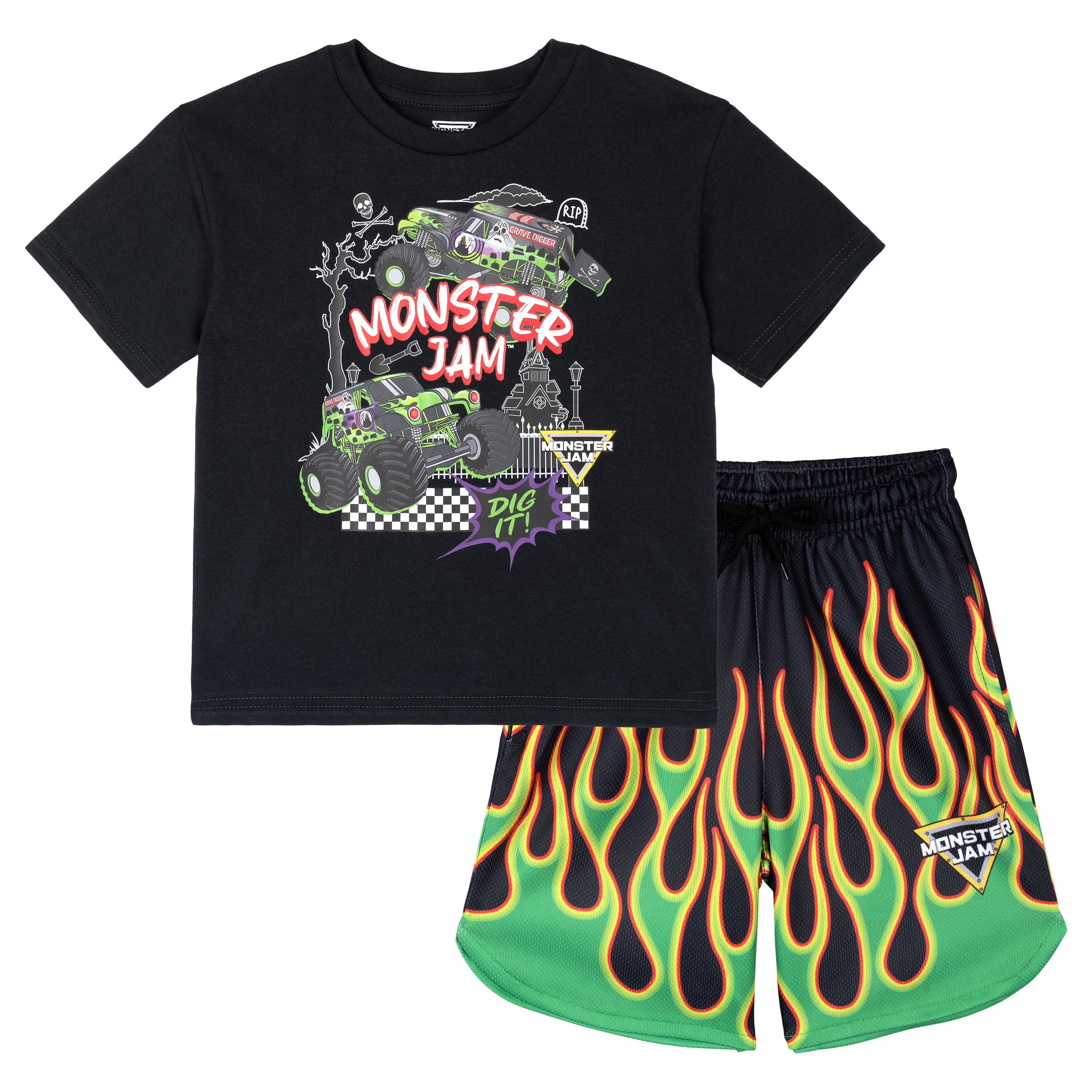 Grave Digger Flames