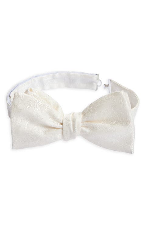 Paisley Jacquard Silk Bow Tie