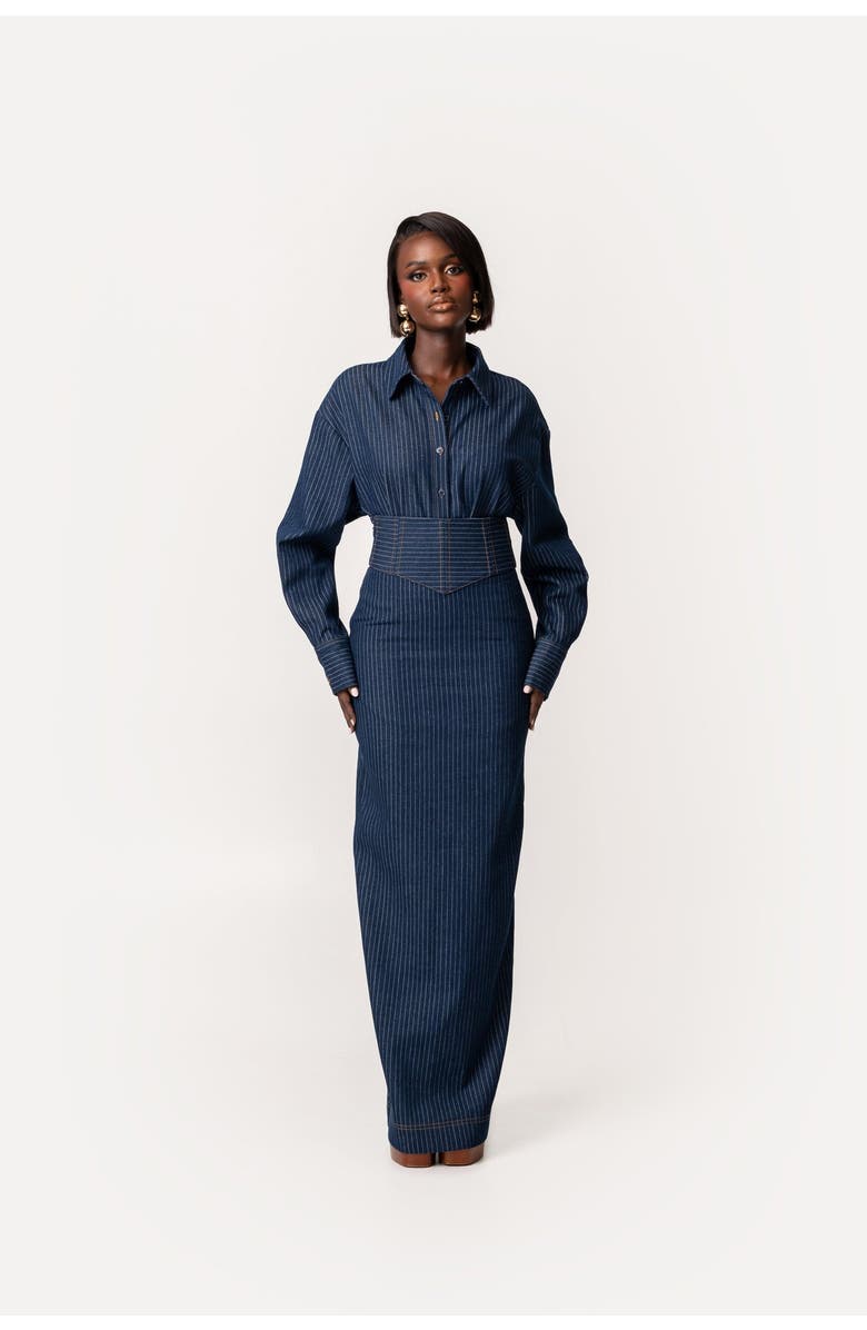 OFUURE Ona Maxi Skirt, Alternate, color, Denim