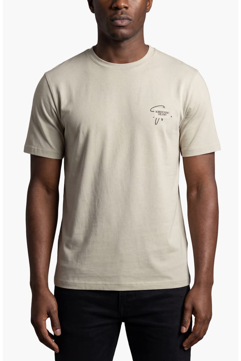 Signature Slim Fit Tee, Main, color, Beige