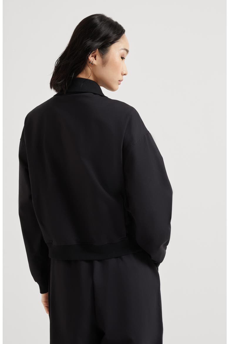 Interlock sweatshirt, Alternate, color, Black