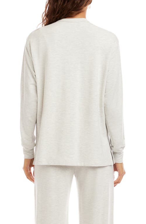 Karen Kane Kangaroo Pocket Sweatshirt In Gray
