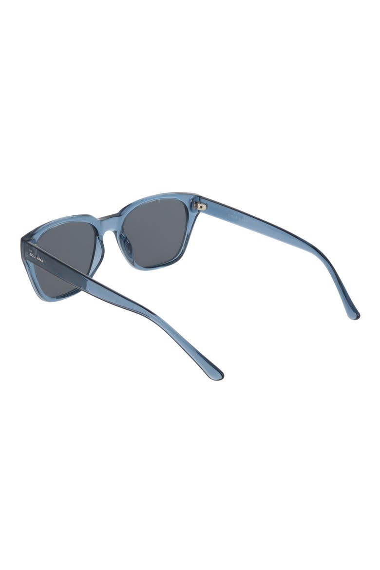 54mm Modified Rectangular Sunglasses, Alternate, color, CRYSTAL BLUE