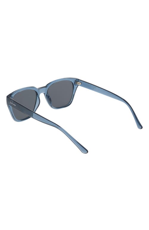 Cole Haan 54mm Modified Rectangular Sunglasses In Crystal Blue