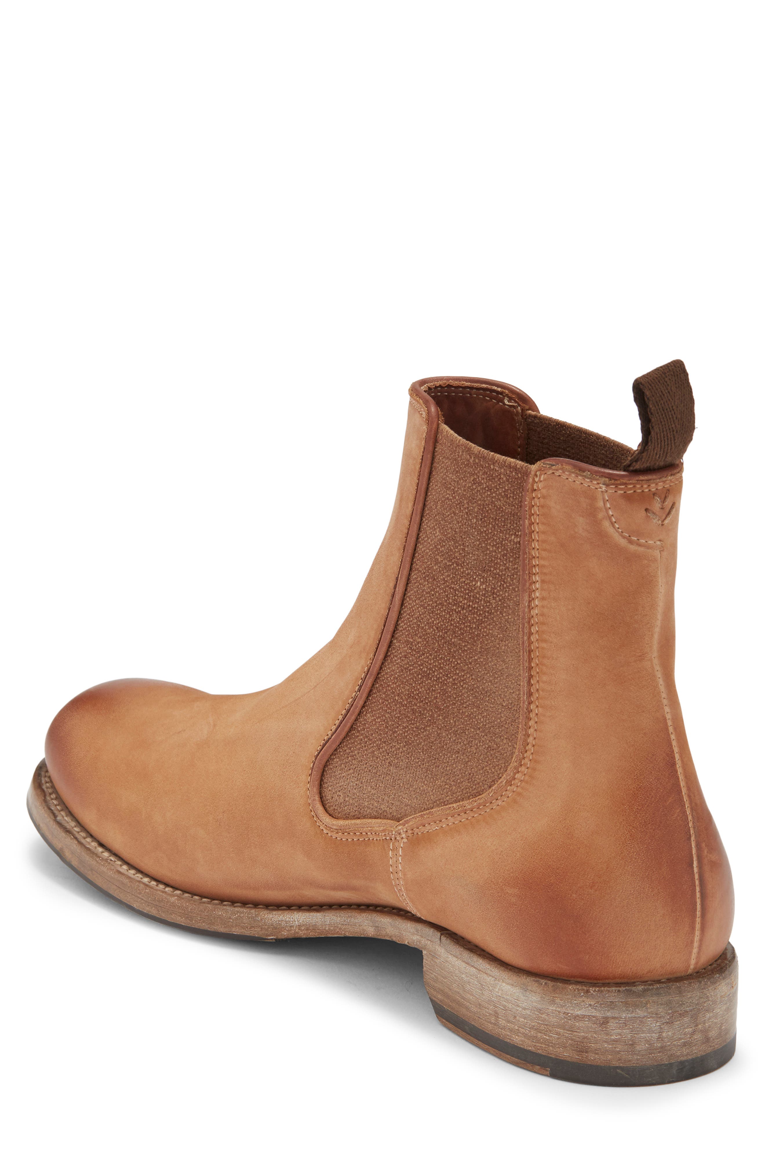 John Varvatos Rivington Chelsea Boot, Alternate, color, Brownstone