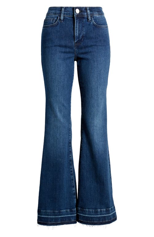 Frame Women's Le Easy High-rise Stretch Flared Crop Jeans In Thunderstorm