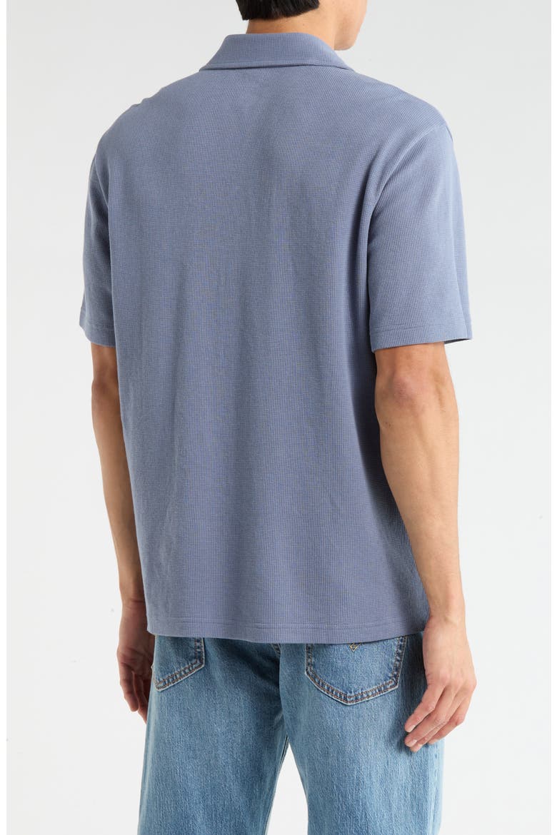 Thermal Knit Camp Shirt, Alternate, color, GREY FOLKSTONE